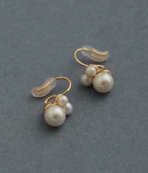 エアリーフィットノンホール　3粒パール(ホワイト-F)