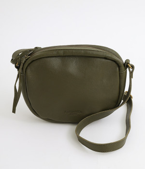 カウレザー オーバルショルダー(グリーン-ONESIZE)