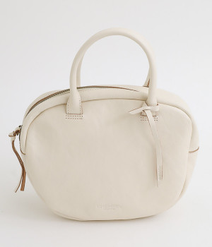 カウレザー オーバルボストン(アイボリー-ONESIZE)