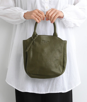 カウレザー アーチミニトート(グリーン-ONESIZE)