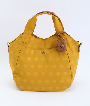 ナイロンドット 2WAYトート(マスタード-ONESIZE)