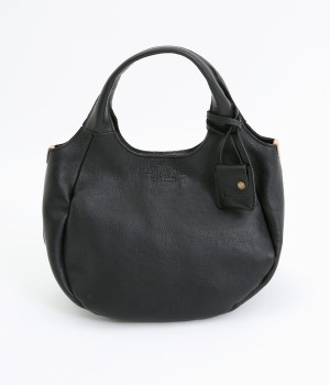 カウレザー　ドロップトート(ブラック-ONESIZE)