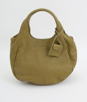 カウレザー　ドロップトート(オリーブ-ONESIZE)