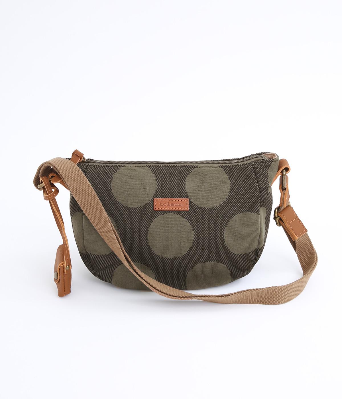 ドットニットショルダー(カーキ-ONESIZE)