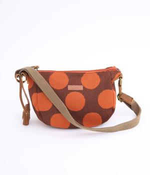 ドットニットショルダー(ダークオレンジ-ONESIZE)