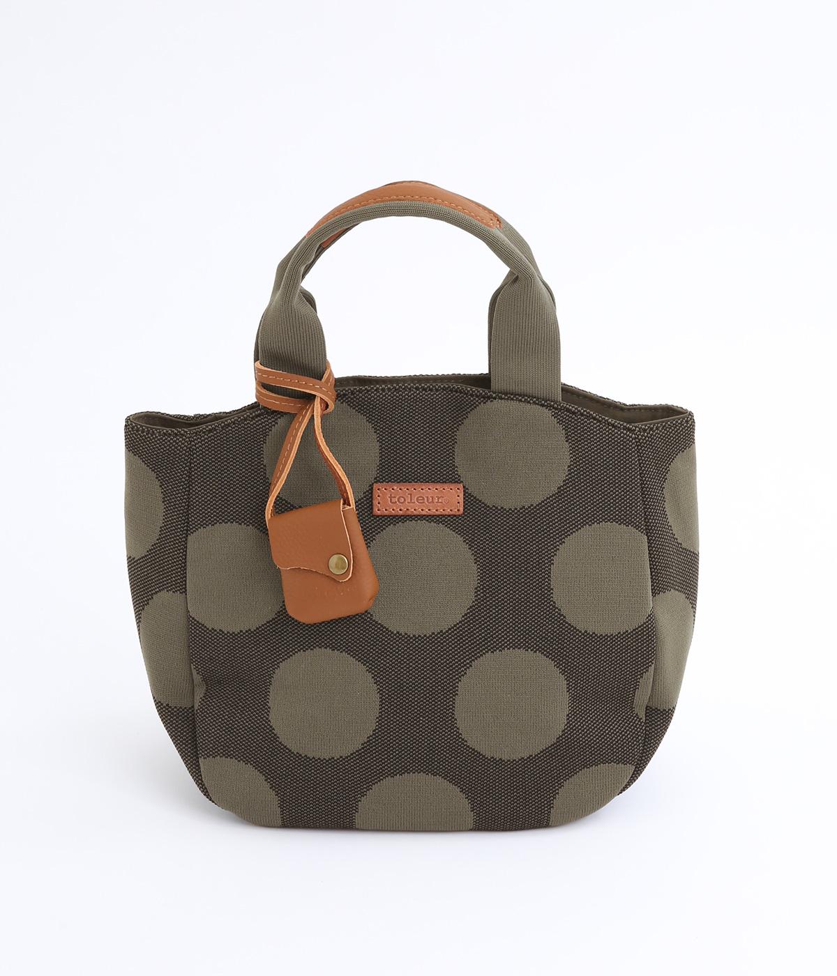 ドットニットトート(カーキ-ONESIZE)