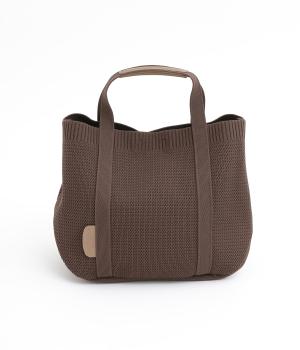 ポリエステルニットトートM(ダークブラウン-ONESIZE)