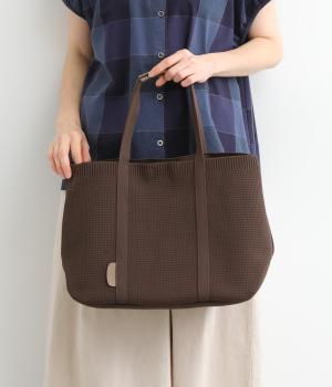 ポリエステルニットトートL(ダークブラウン-ONESIZE)