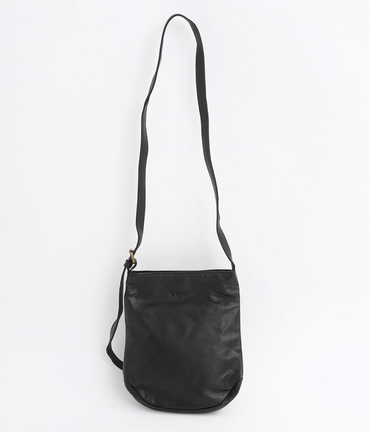 カウレザーミニサコッシュ(ブラック-ONESIZE)