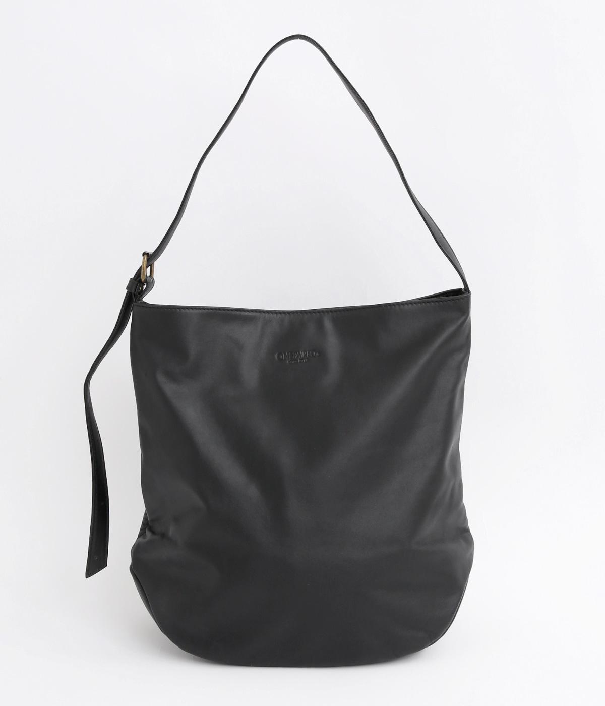 カウレザービッグワンショルダー(ブラック-ONESIZE)