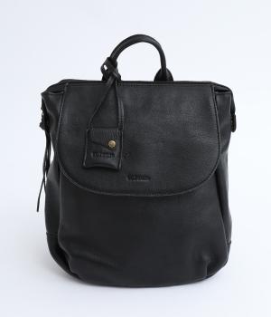 カウレザーリュック(ブラック-ONESIZE)