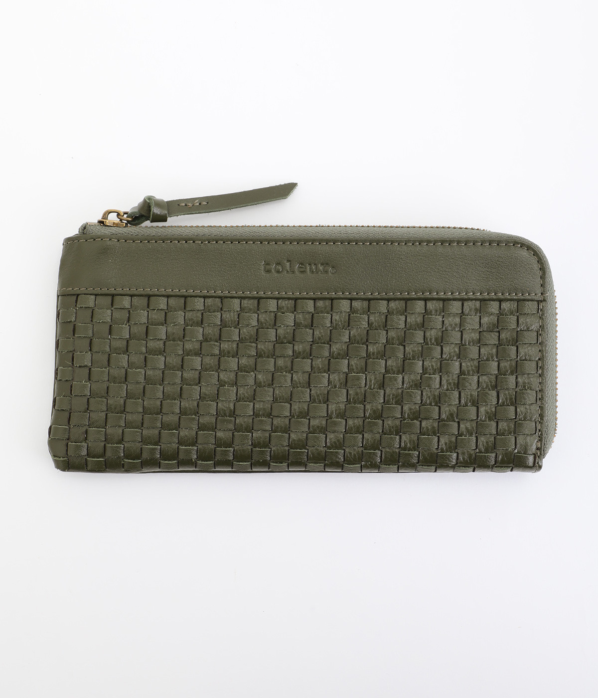 ホソメッシュ　L字ウォレット(グリーン-ONESIZE)