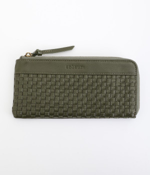 ホソメッシュ　L字ウォレット(グリーン-ONESIZE)