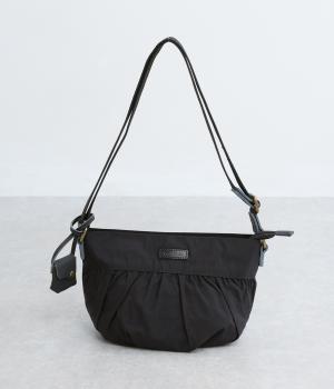 ナイロンギャザーショルダー(ブラック-F)