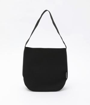 ポリエステルニットワンショルダー(ブラック-F)