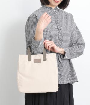 ウォッシュナイロンスクエアトート