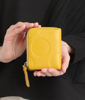 カウレザードットミニファスナーウォレット