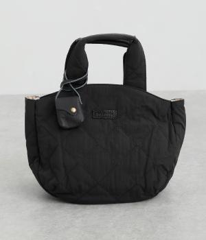 ナイロンキルティングトート(ブラック-F)