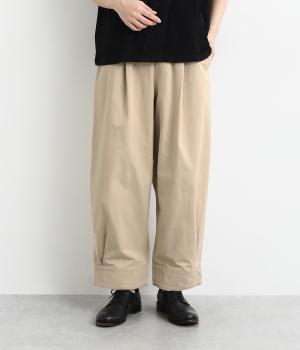 裾タックコクーンパンツ(キナリ-F)