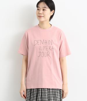 ロゴ刺繍Tシャツ