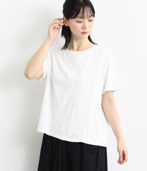 フロントレースタックプルオーバー(オフホワイト-F)