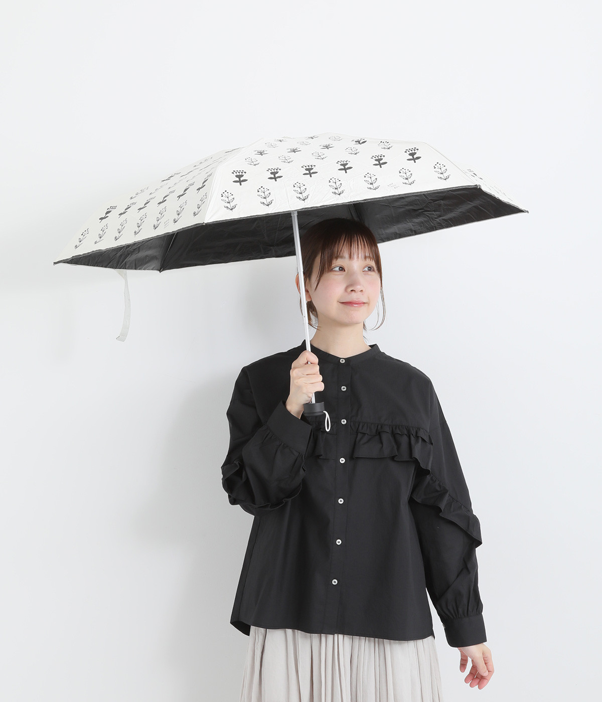 POU DOU DOU オリジナル晴雨兼用傘(フラワー-ONESIZE)