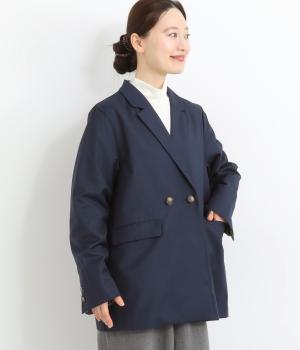 ダブルブレストテーラードジャケット(ネイビー-F)