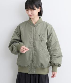ナイロンツイル　MA-1ブルゾン