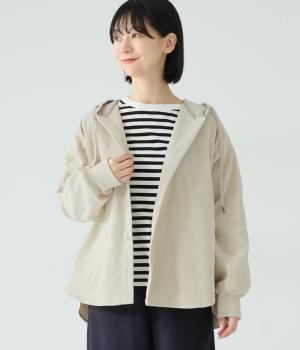 コーデュロイフーディシャツジャケット