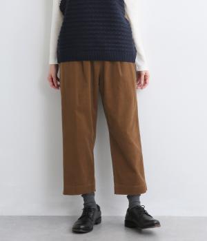 normes鳥ポケットペグトップパンツ(ブラウン-F)