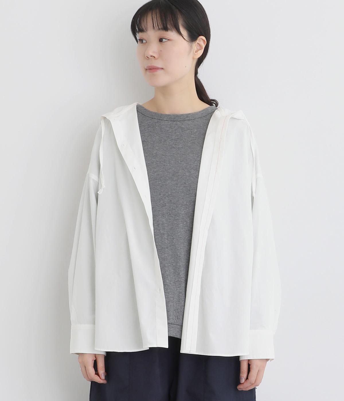 フーディシャツ(オフホワイト-F)