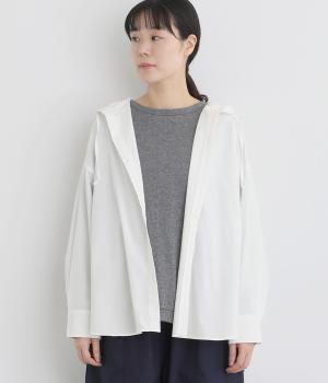 フーディシャツ(オフホワイト-F)