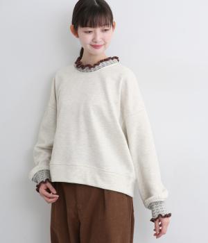 ニット付属使いトレーナー