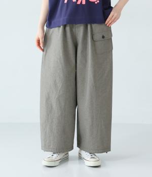 裾ドロストコクーンパンツ