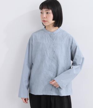 コットンスカラップ刺繍ブラウス