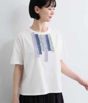 コットン天竺アソートランダムフリルトップス(オフホワイト-F)