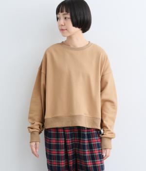 ボリュームスリーブクロップドプルオーバー（ベージュ・F）