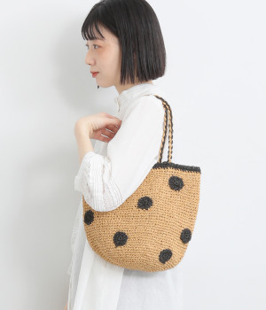 チェロセカンド　かごバッグ(ブラック-ONESIZE)