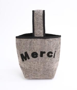 メルシーバスケットバッグ(チャコールグレー-F)