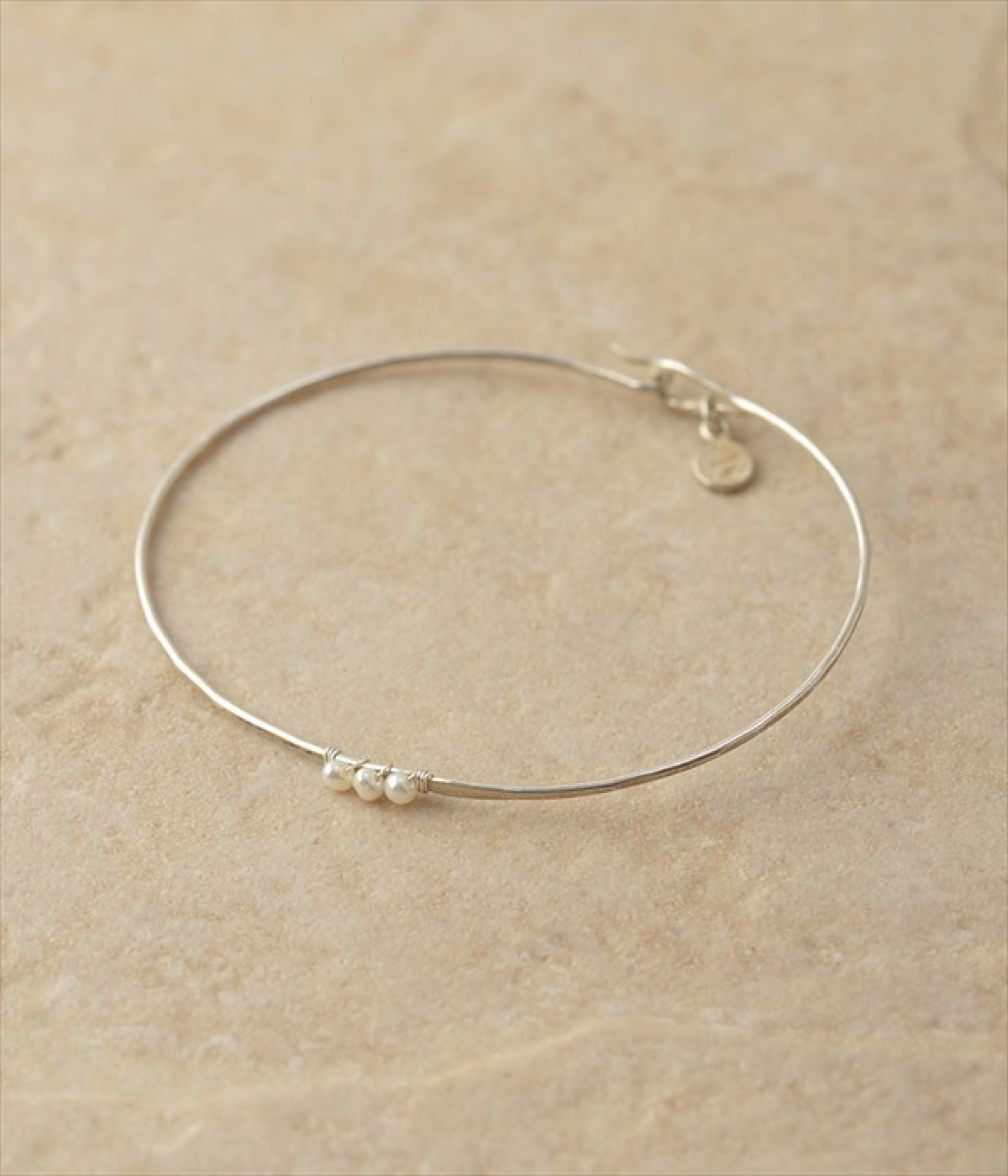 淡水シードパールバングル(シルバー-ONESIZE)