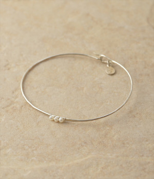 淡水シードパールバングル(シルバー-ONESIZE)