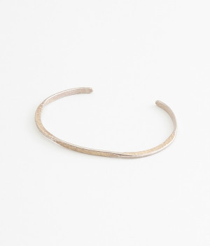 フロウラインバングル(マットシルバー-ONESIZE)