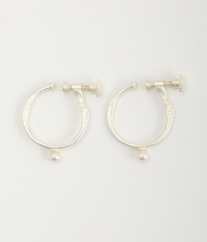 フロウライン　イヤリング(シルバー-ONESIZE)