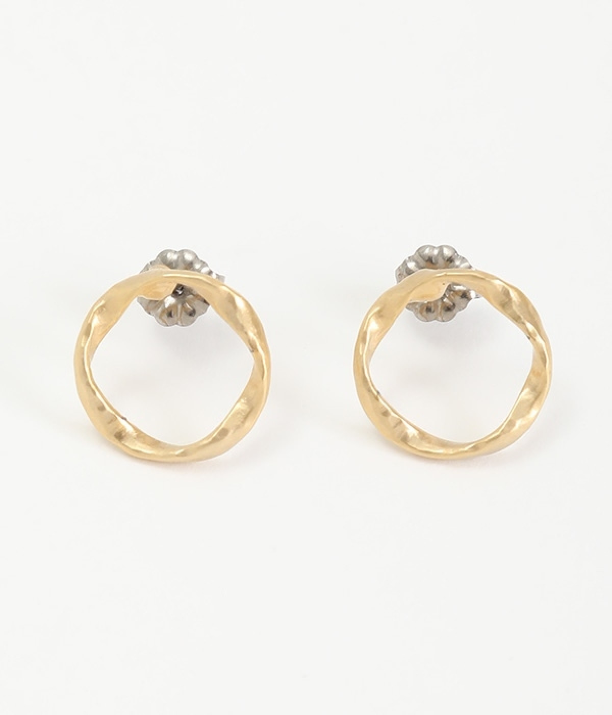 メビウスリング　ピアス(ゴールド-ONESIZE)