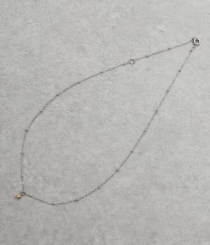 ドットチェーンネックレス(シルバー-F)