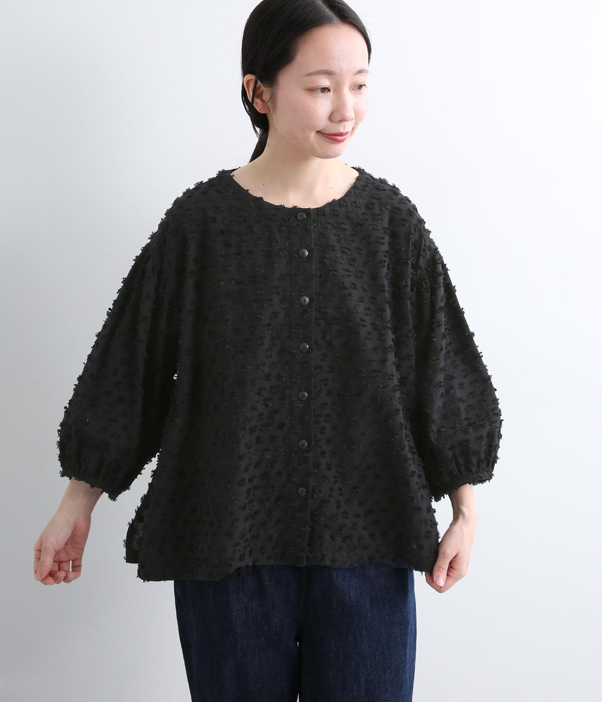 フェザーフレア前開きブラウス｜+One（プラワン）の商品詳細