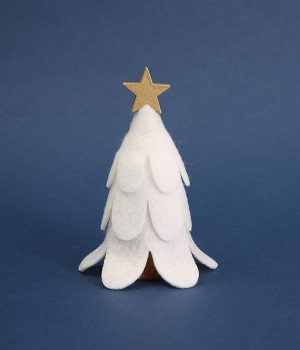 フェルトツリー（白）(カラー1-ONESIZE)