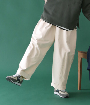 コットンダンプサーカスパンツ(アイボリー-ONESIZE)
