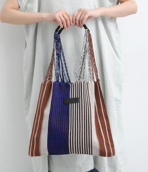 手織りのハンモックバッグ　L