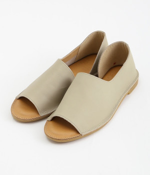 サイドオープンシューズ(ライトグレー-230)